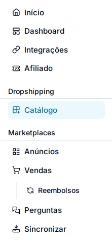 Catálogo de produtos